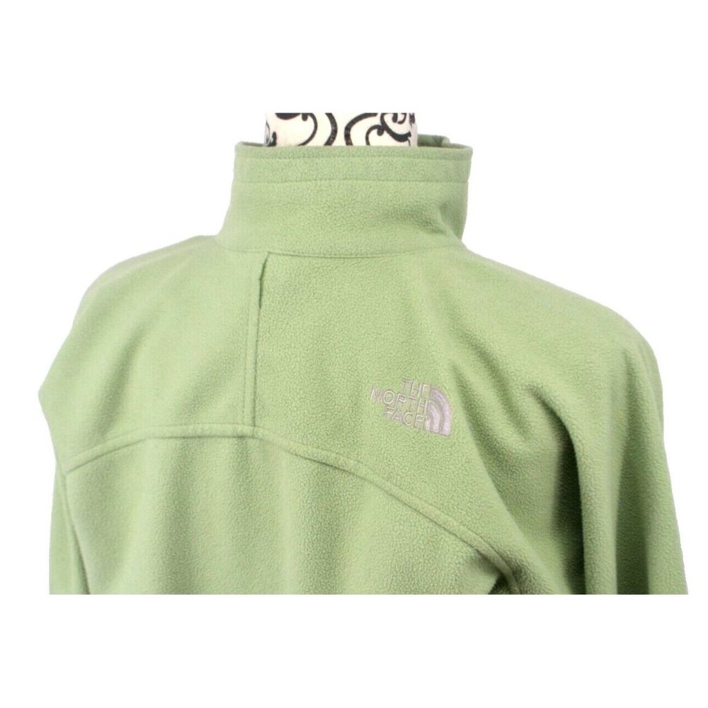 THE NORTH FACE Women's‎ Full Zip Windwall Soft Shell Jacket SIZE SMALL Green - Picture 4 of 7
